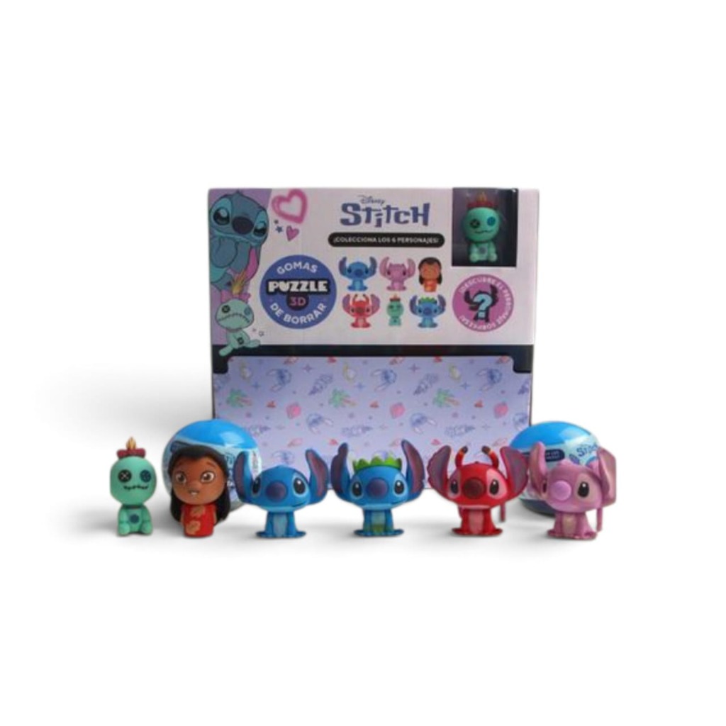 GOMA DE LAPIZ PUZZLE 3D STITCH